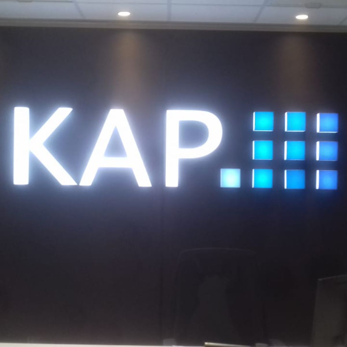 Face-lit 3D LED letters manufactured in Johannesburg