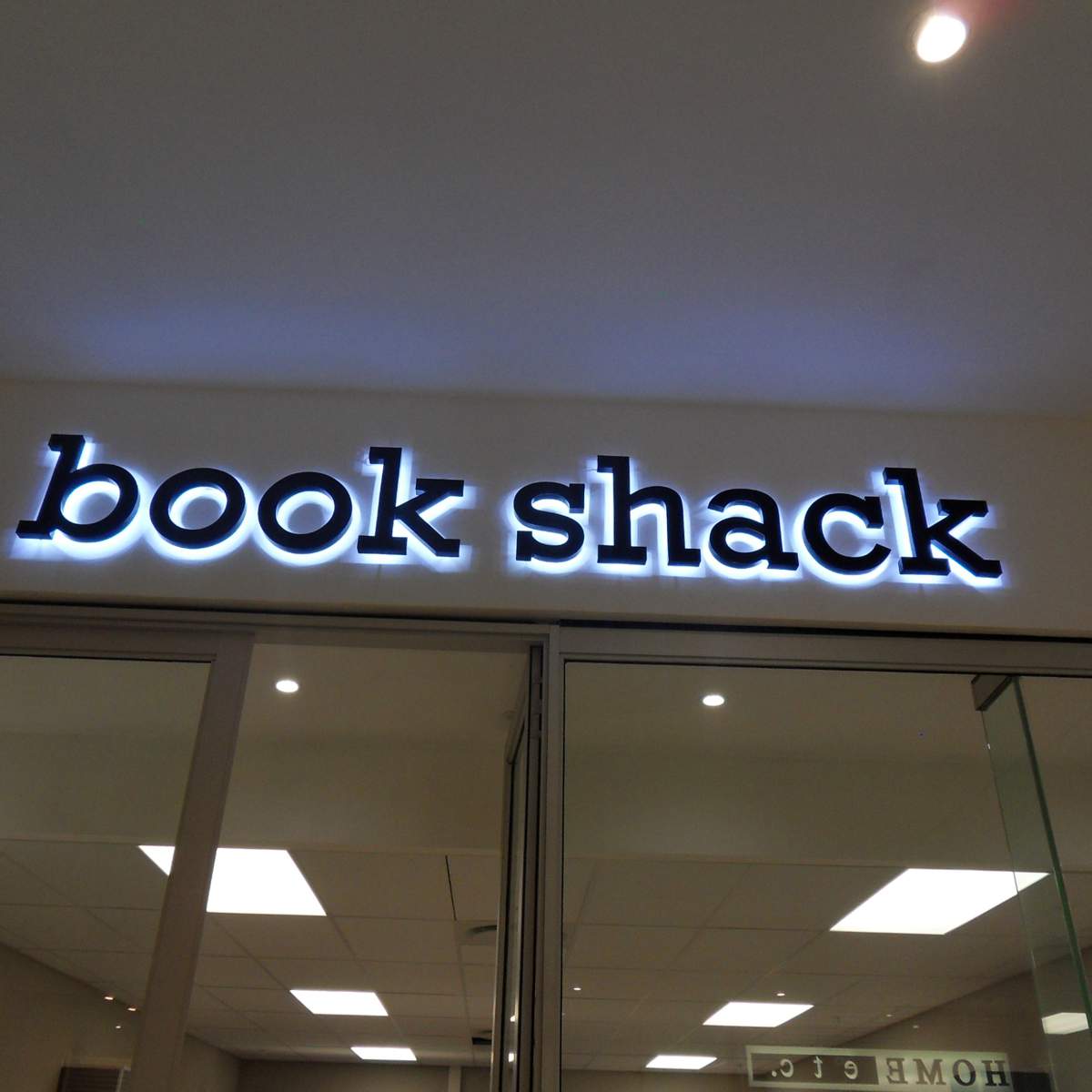 Illuminated 3D LED corporate logo in Sandton