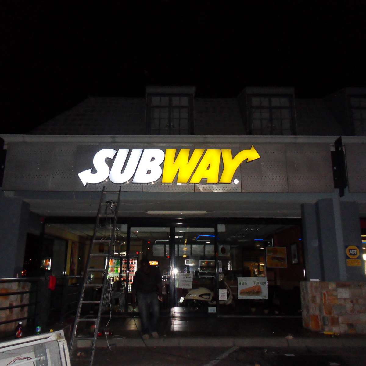 Illuminated 3D LED business signage in Johannesburg